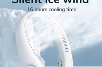 JISULIFE Portable Neck Fan, 4000 mAh Battery Rechargeable (with code) JISULIFE Official Store