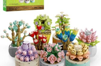 JMBricklayer Succulent Plants Botanical Building Blocks Set, 9 Plants (750Pcs) – Sold by JMBricklayer / FBA