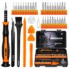 JOREST 40Pcs Precision Screwdriver Set, Mini Tool Kit with Security Torx T5 T6 T8 T9, Triwing Y00, Star P5, R