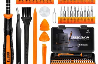 JOREST 40Pcs Precision Screwdriver Set, Mini Tool Kit with Security Torx T5 T6 T8 T9, Triwing Y00, Star P5, R