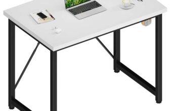 JUMMICO Computer Desk Table Workstation 80 x 50 x 75 cm