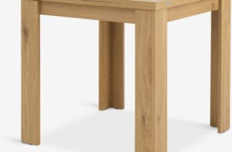 JUNGEN Dining table 80×80/160 warm oak colour – Free C&C