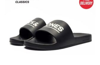 Jack & Jones Ollie Mens Sliders Black