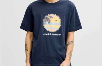 Jack and Jones Pure Cotton Tropical Graphic T-Shirt – Size S-2XL – Free C&C