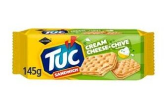 Jacobs Tuc Sandwich 145g Cream Cheese & Chive Flavour Cracker (Nectar Price)