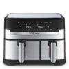 Jamie Oliver by Tefal, Easy Fry Dual Drawer Air Fryer, 2 Drawers, 8.3L