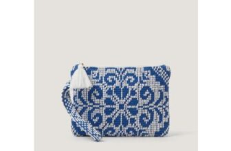 Janine Floral Tapestry Clutch Bag