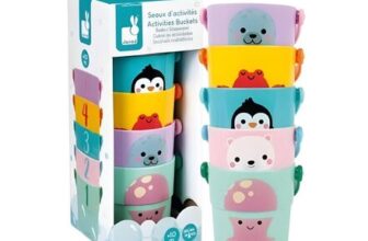 Janod Activities, Ocean Splash Bath Time Sprinkling Buckets Age 10 Months