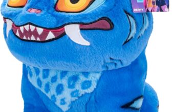 Jazwares KPop Demon Hunters 12-inch Derpy Tiger Ultra-Soft Collectible Movie Character – Cuddle-Ready Plush for Fans & Collectors – Ages 6