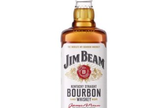 Jim Beam White Kentucky Bourbon Whiskey 40% 1L free C&C