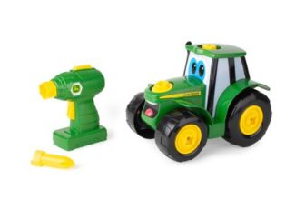 John Deere Build-a-Johnny Tractor 16-Piece Farm Toy