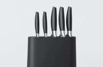 John Lewis Polypropylene Filled Knife Block Set, 5 Piece (£2.95 C&C)