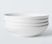 John Lewis Radial Porcelain Pasta Bowl, Set of 4, 22cm, White – £2.95 C&C