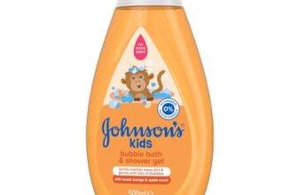 Johnsons Kids Bubble Bath & Shower Gel 500ml – Orange & Apple