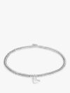 Joma Jewellery Lab – Grown Diamond A Little With Love Bracelet – Silver