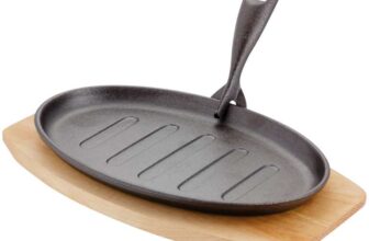 Judge Speciality Cookware Cast Iron Grill Pan, 26cm x 17cm, Induction Ready, Oven Safe