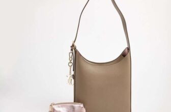 Juicy Couture Taupe Pebbled Tote Bag £19 TK Maxx 88% off