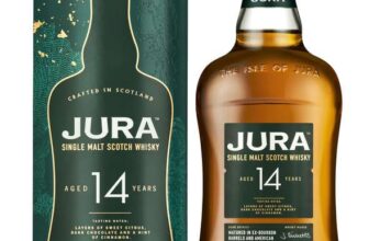 Jura Aged 14 Year Old American Rye Single Malt Whisky 70 cl Save at Checkout