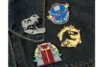 Jurassic Park Set of 4 Pins
