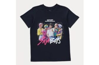 K-Pop Demon Hunters Navy Graphic T Shirt