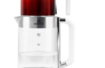 KARACA Luma Glass Tea Maker & Kettle 2200 W 2.8 L Dual-Chamber Borosilicate Glass