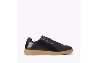 KG Kurt Geiger Black Lace up Trainers