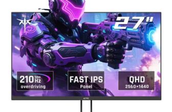KTC 27 2K Gaming Monitor with Built-in Speakers w/Code