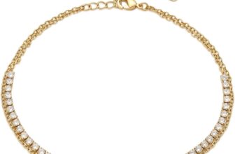 Kaululu Personalised Women Anklet Bracelet with Name and Birthstone Adjustable Layered Anklets Bracelet with Engraving for Mum, Grandma, Girl for Summer Beach Jewellery