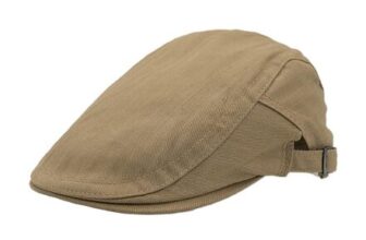 KeepSa Cotton Mens Vintage Flat Cap Newsboy Hat Adjustable Breathable