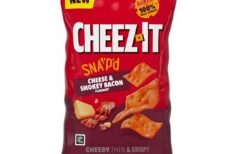 Kelloggs Cheez-It Cheese & Smokey Bacon Crackers 150g (£1.42/£1.27 S&S)