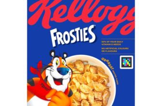 Kelloggs Frosties Original Breakfast Cereal 925g – S&S £3.61