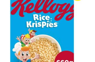 Kelloggs Rice Krispies Breakfast Cereal 660g – Instore Cromwell Road London