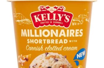 Kellys Millionaires Shortbread with Cornish Clotted Cream 425ml