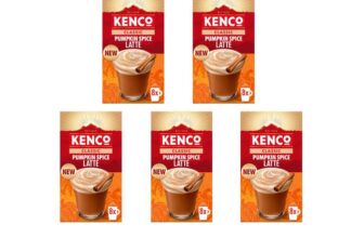 Kenco Classic Pumpkin Spice Latte Instant Coffee Sachets x8 (Pack of 5, Total 40 Drinks) S&S £8.81