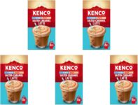 Kenco Iced Hot Salted Caramel Latte Sachets x8 (Pack of 5, Total 40 Sachets)