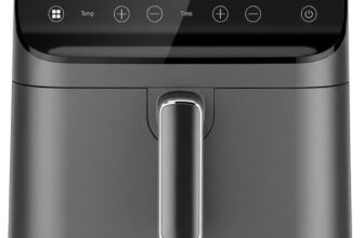 Keplin 6.3L Air Fryer with Digital Touchscreen – 8-in-1 Cooking Functions – 1700W Energy-Saving Oil-Free Cooker – 80200C Temperature Control – Roast, Bake, Dehydrate, Reheat – 2-Year Warranty