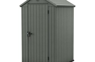 Keter Darwin 4×4 Outdoor Storage Shed – Green