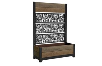 Keter Tulip Screen L-Shaped Resin Planter 98L