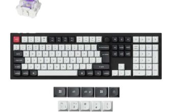 Keychron Q6 HE Full Metal Gaming Keyboard, Full Size Hall Effect Wired/Wireless/Bluetooth- UK Layout – Sold by iPEGTOP Direct / FBA