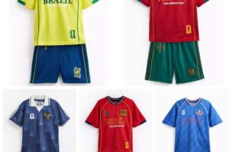 Kids Official FIFA Brazil / Portugal / Scotland / Spain / Wales / USA Football Kit Sizes 1-14 Years Depending on team) Free C&C