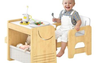 Kids Table and Chair Set, Bamboo