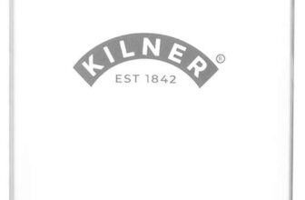 Kilner Fresh Storage Jar 1 Litre Glass Food Container with Vacuum Seal Lid
