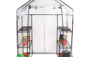 Kingfisher Walk-In Greenhouse 196x147x74cm