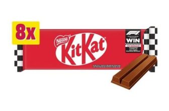 KitKat 2 Finger Milk Chocolate Biscuit Bars 8 Pack Multipack