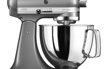KitchenAid Artisan Stand Mixer (Contour Silver, Stainless Steel, 50/60Hz) 5KSM125BCU