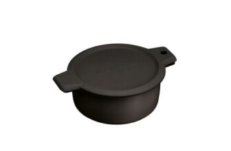 KitchenCraft Microwave Grill Pan and Browning Dish, Black