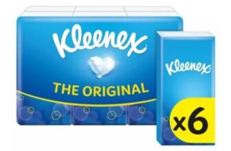 Kleenex Original Tissues – Always Soft & Strong 6 Pack