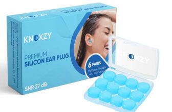 Knoxzy Silicone Ear Plugs for Sleeping Re-Usable Waterproof Noise Cancelling Premium Moldable Ear Plugs for Sleeping, Travelling