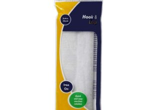 Korbond Hook & Loop Iron On Fabric to Fabric Bonder 50cm White
