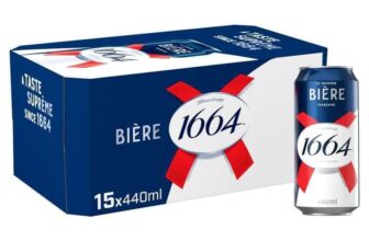 Kronenbourg 1664 Lager (4.6%) – 15 x 440ml – Lidl Plus Price